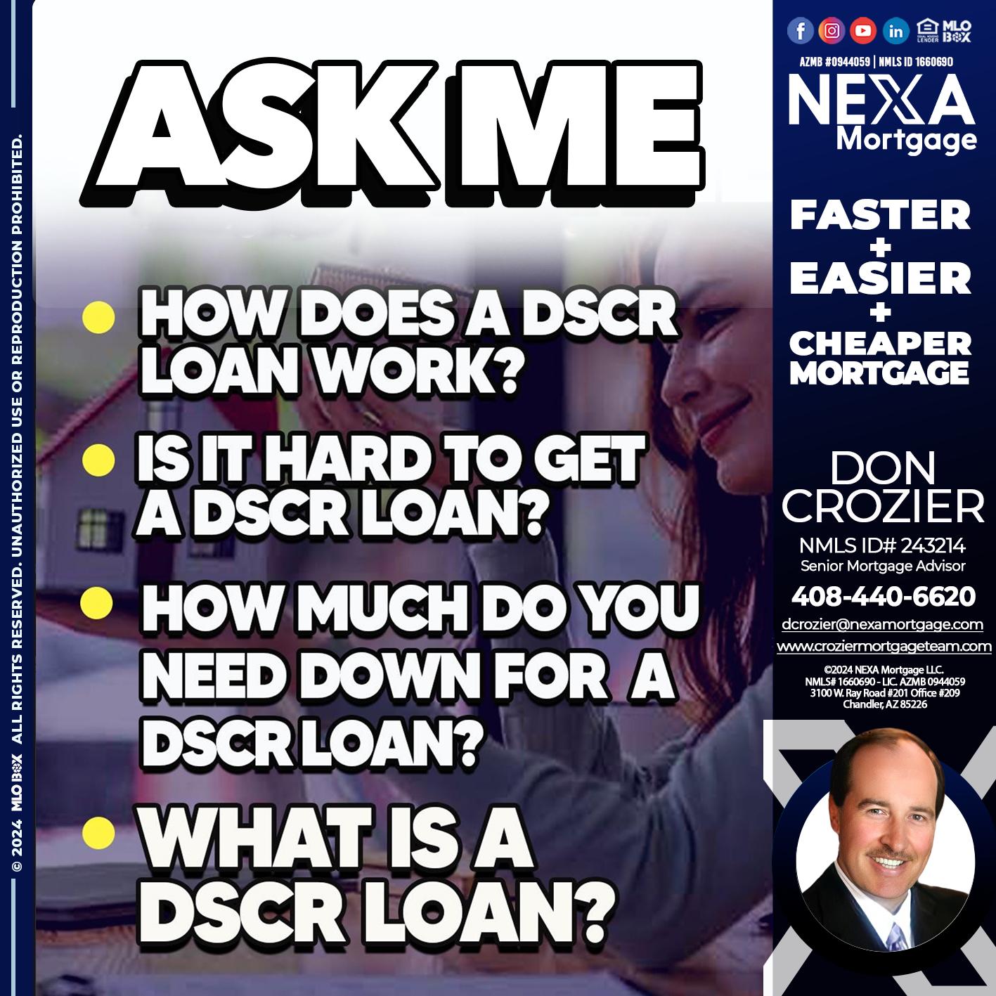 ASK ME - Don Crozier -Senior Mortgage Advisor