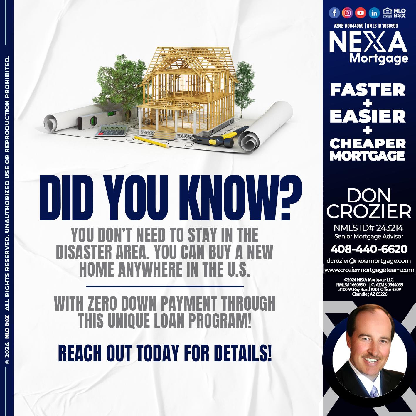 DID YOU KNOW - Don Crozier -Senior Mortgage Advisor