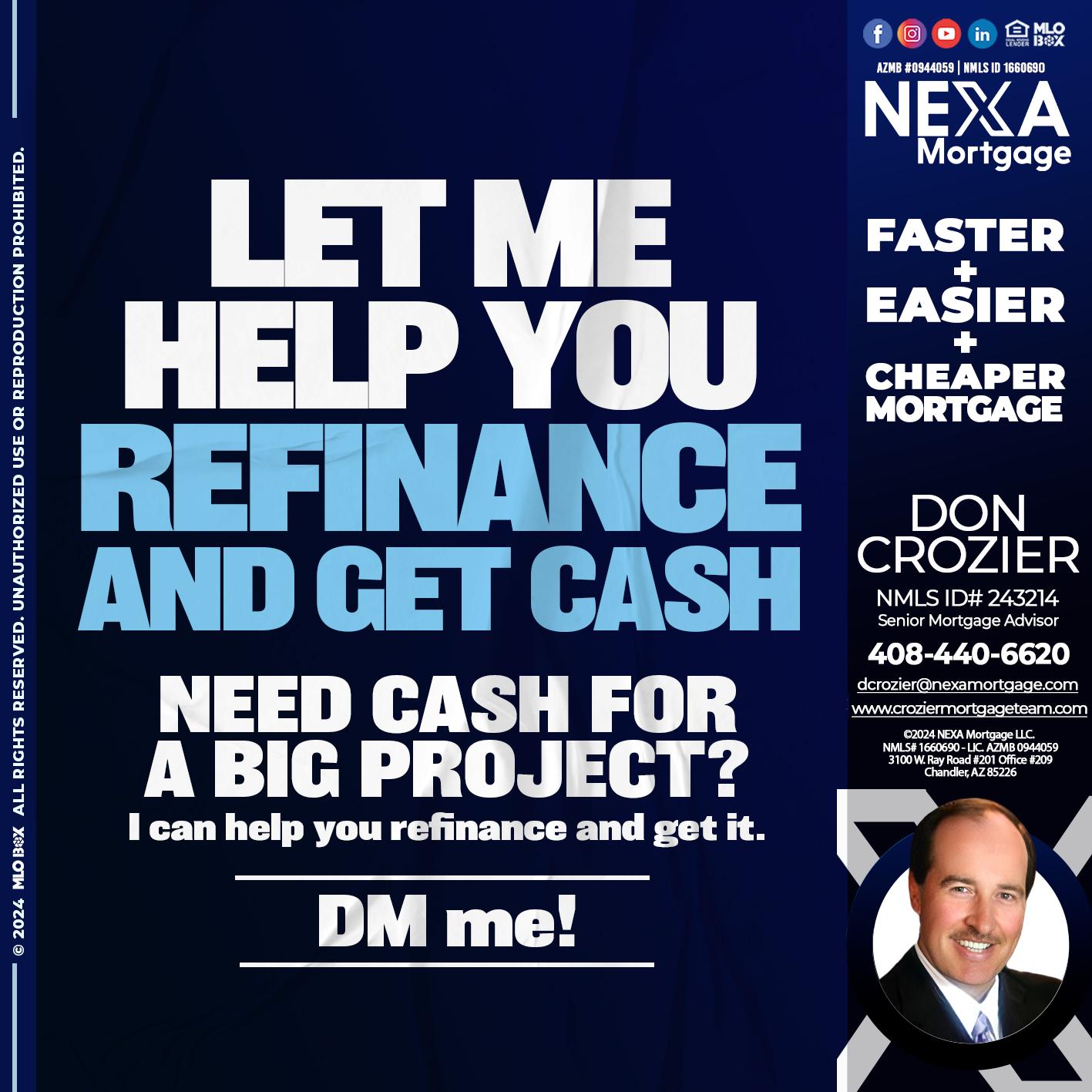 LET ME HELP YOU - Don Crozier -Senior Mortgage Advisor