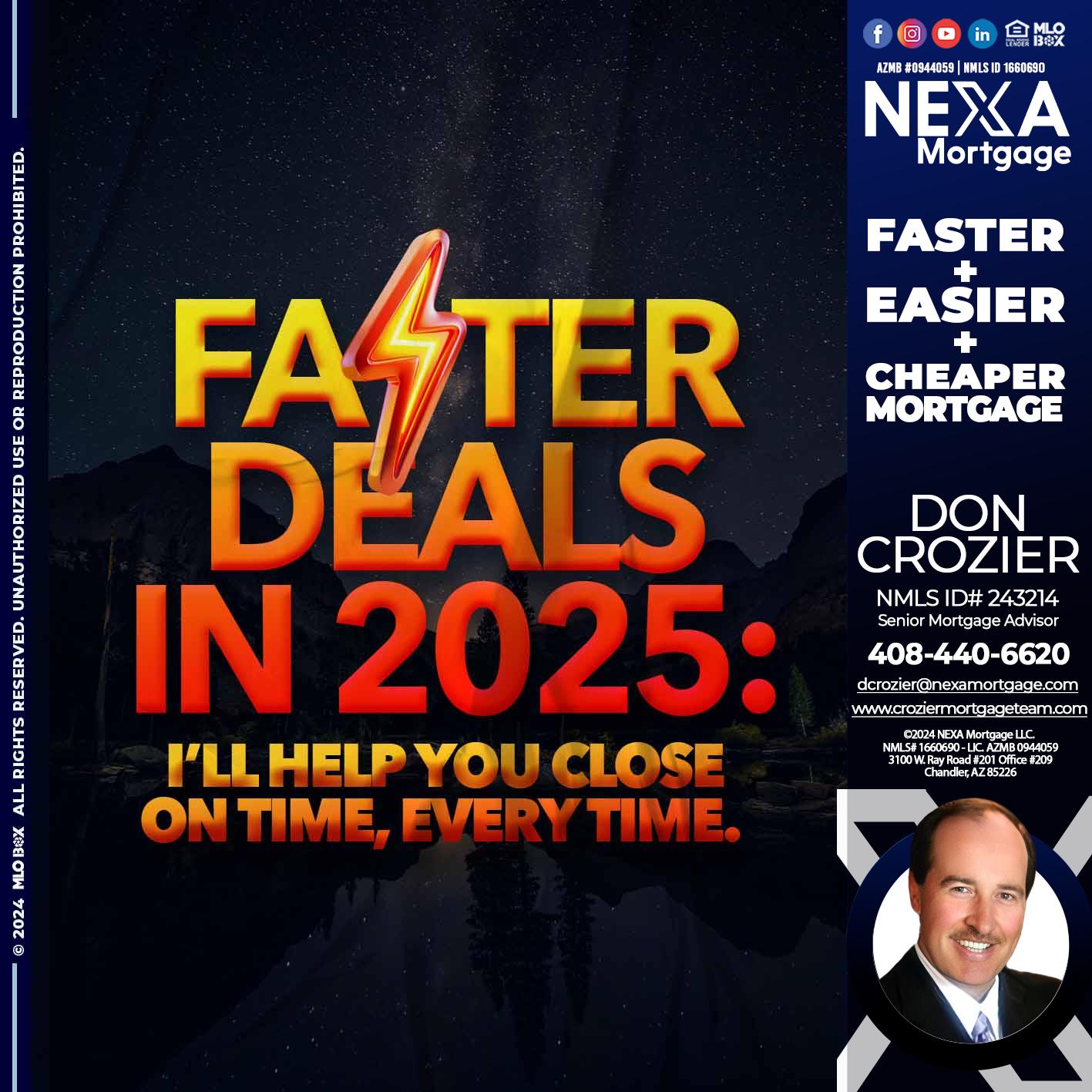 FASTER DEALS - Don Crozier -Senior Mortgage Advisor