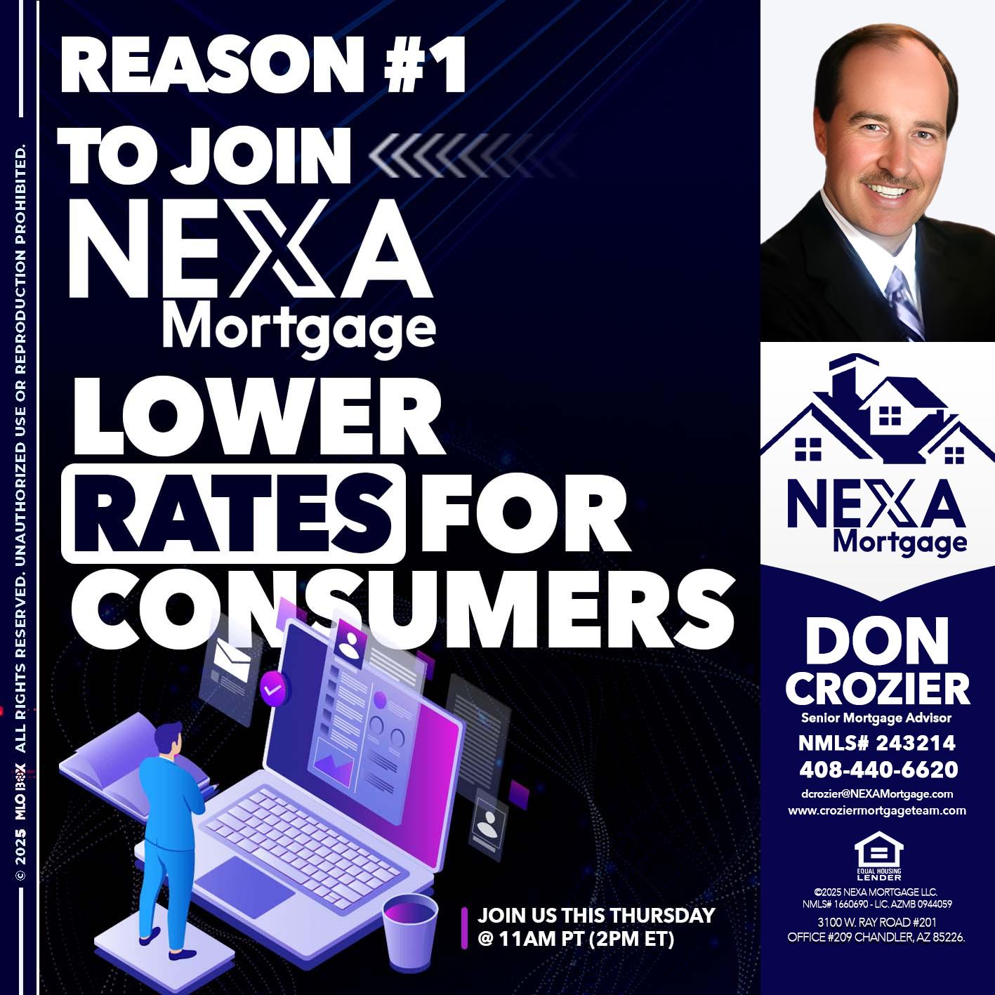 REASON 1 - Don Crozier -Senior Mortgage Advisor