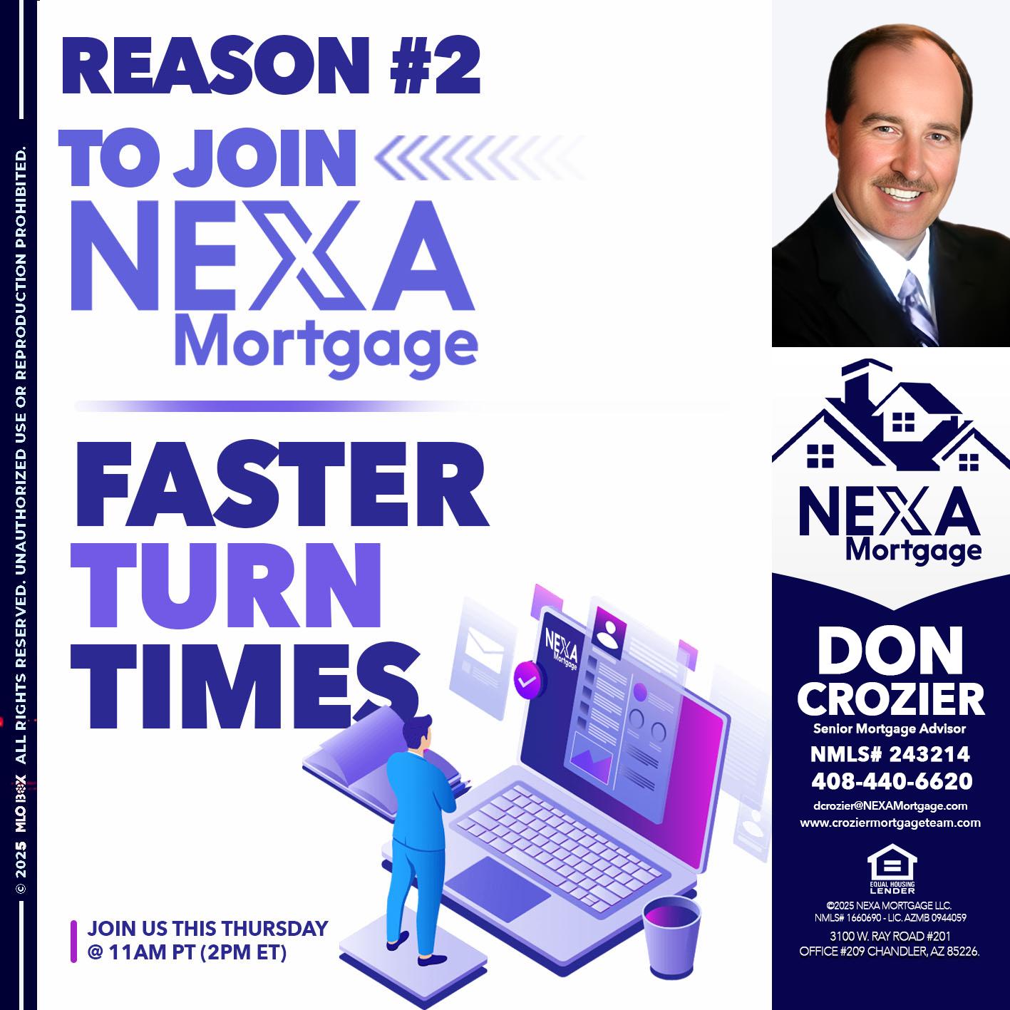 REASON 2 - Don Crozier -Senior Mortgage Advisor