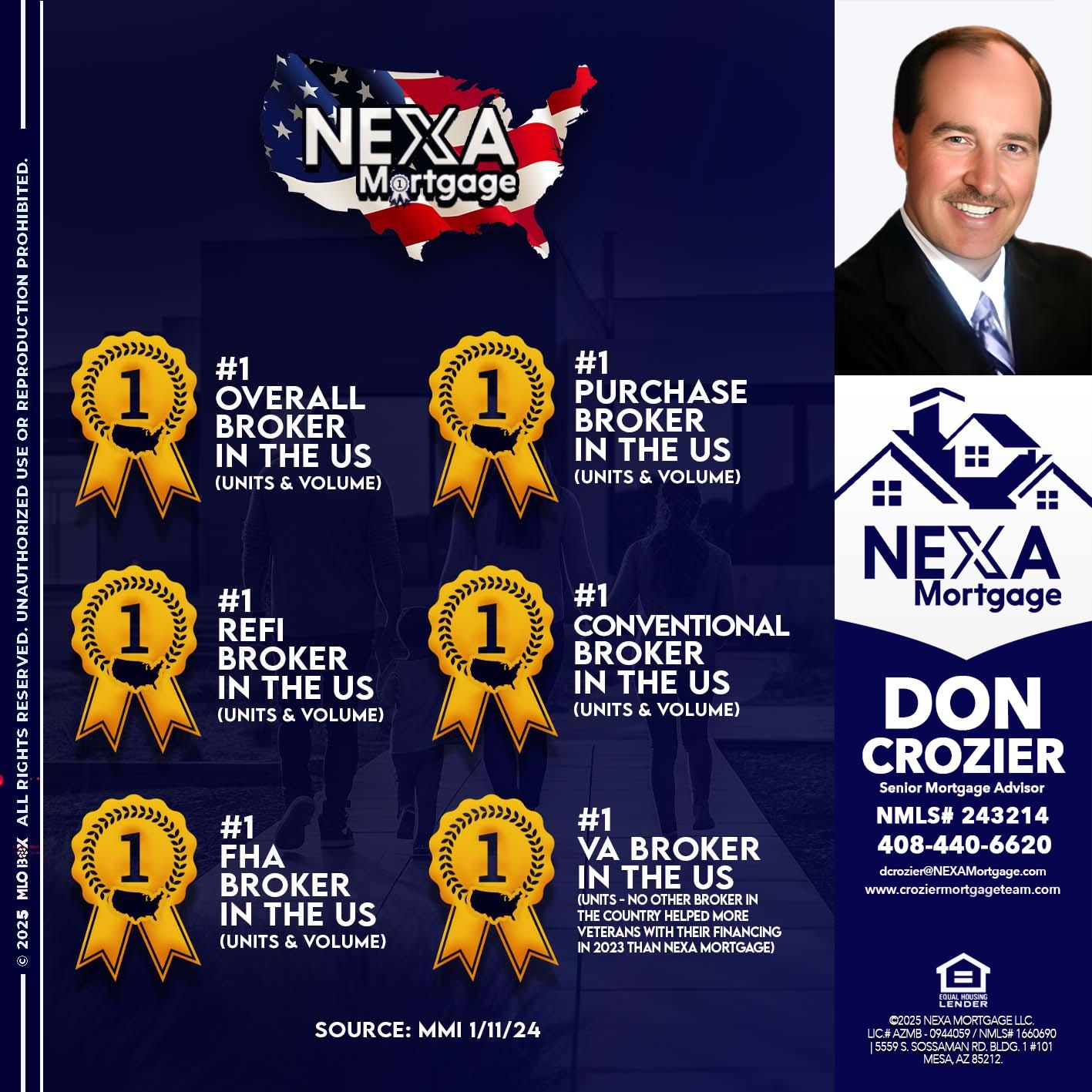 #1 - Don Crozier -Senior Mortgage Advisor