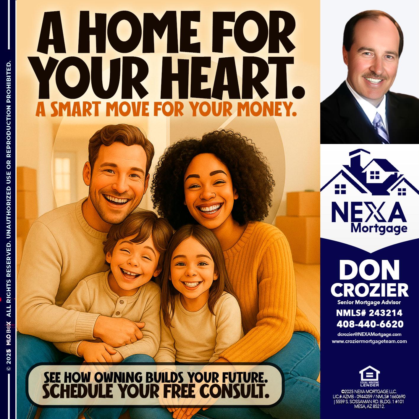 A HOME FOR - Don Crozier -Senior Mortgage Advisor