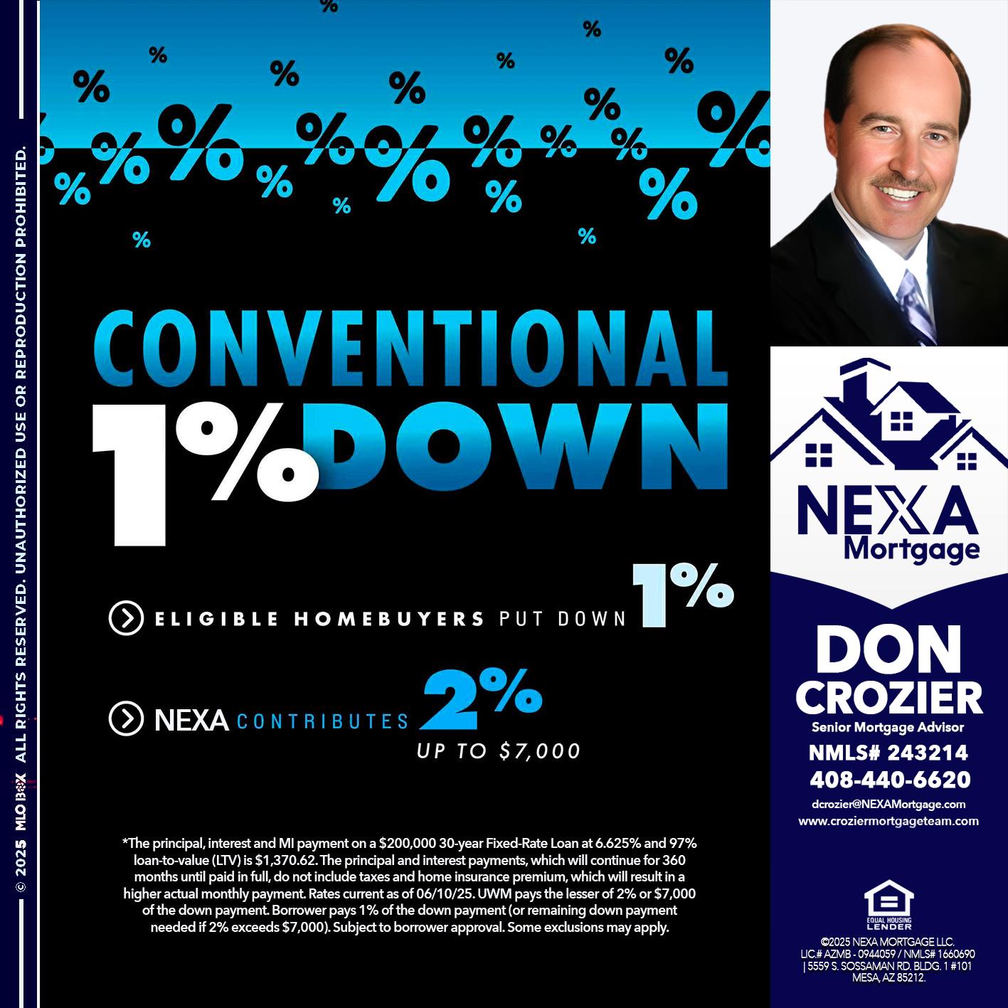 conventional - Don Crozier -Senior Mortgage Advisor