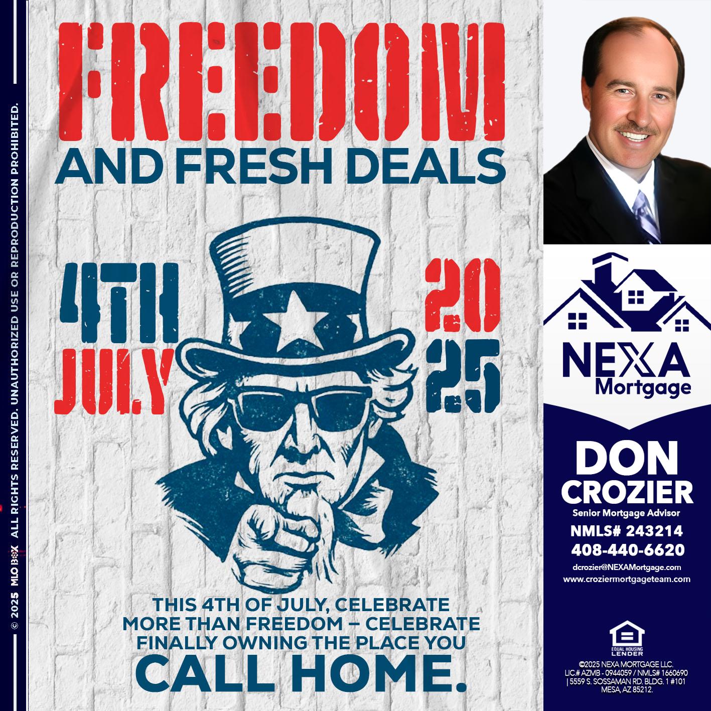 FREEDOM - Don Crozier -Senior Mortgage Advisor