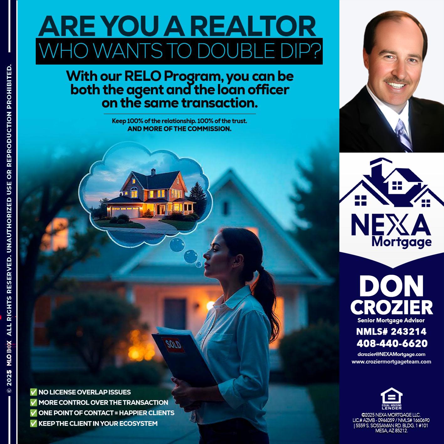 Are you a Realtor? - Don Crozier -Senior Mortgage Advisor