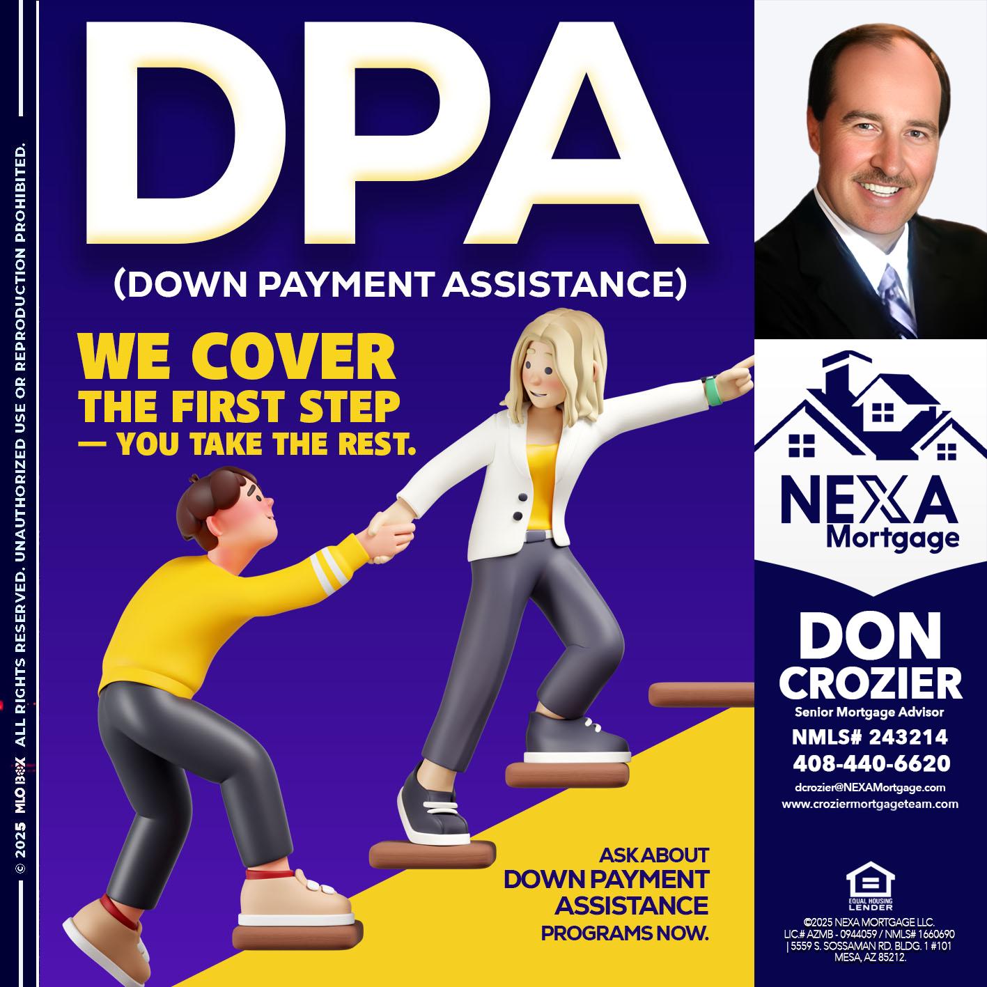 DPA LOANS - Don Crozier -Senior Mortgage Advisor