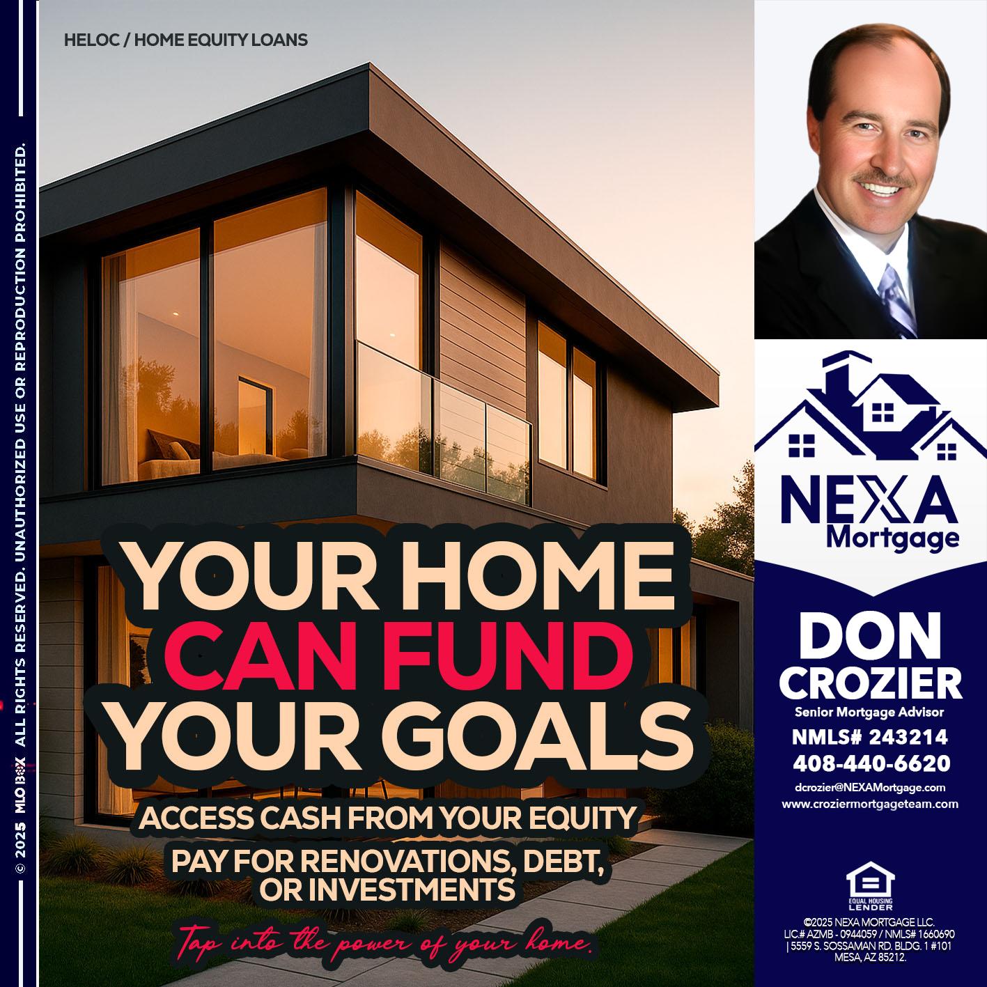 HELOC - Don Crozier -Senior Mortgage Advisor