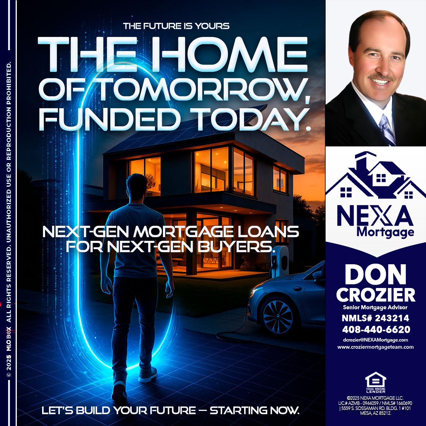 THE HOME - Don Crozier -Senior Mortgage Advisor
