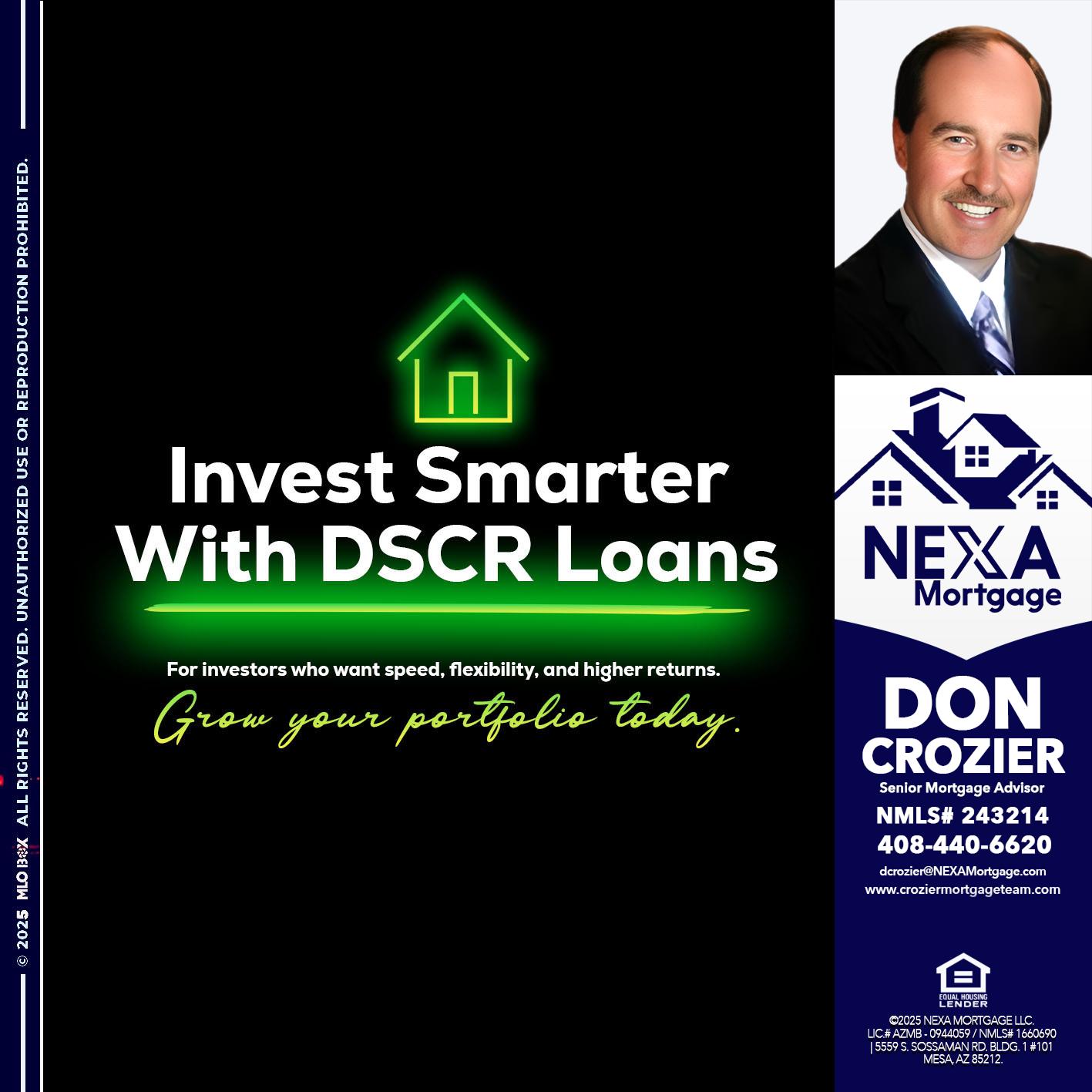 invest smarter - Don Crozier -Senior Mortgage Advisor
