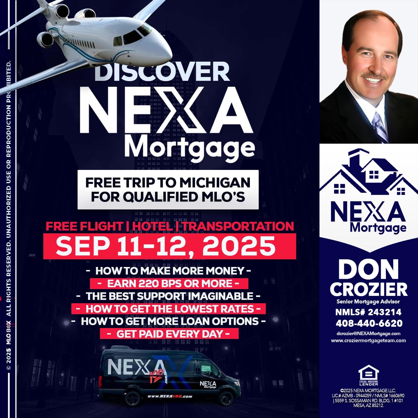 DISCOVER NEXA MORTGAGE - Don Crozier -Senior Mortgage Advisor