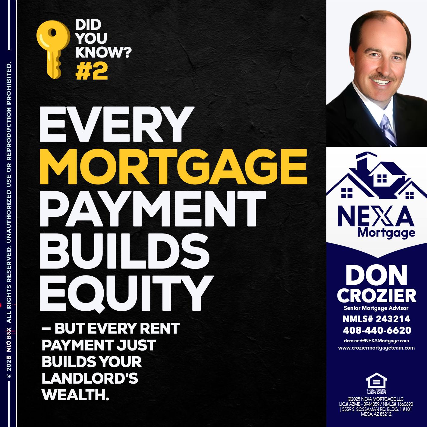 DID YOU KNOW? - Don Crozier -Senior Mortgage Advisor DID YOU KNOW? - Don Crozier -Senior Mortgage Advisor