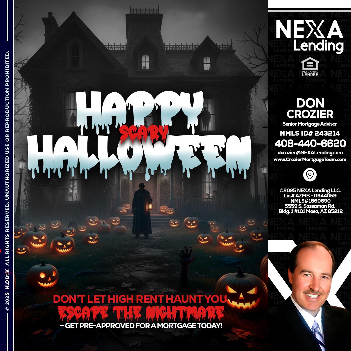 HAPPY HALLOWEEN - Don Crozier -Senior Mortgage Advisor