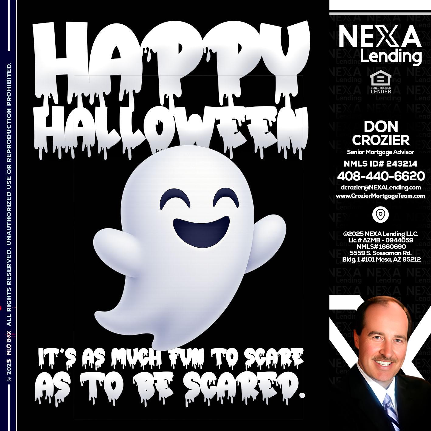 HAPPY HALLOWEEN - Don Crozier -Senior Mortgage Advisor
