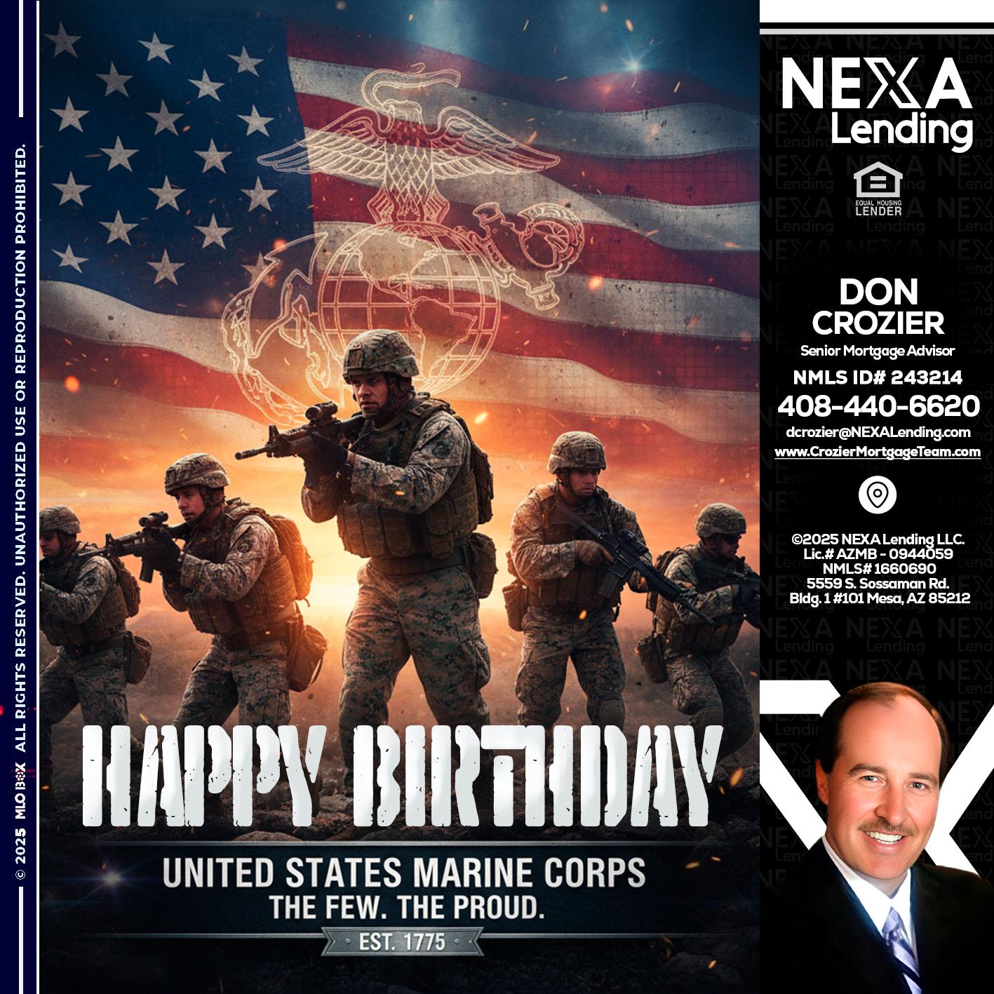 happy birthday - Don Crozier -Senior Mortgage Advisor