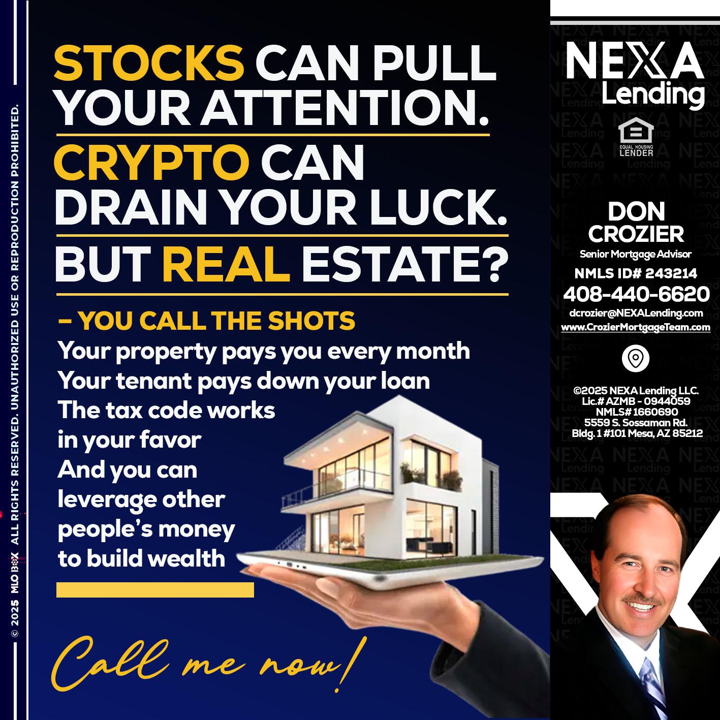 STOCK YOUR - Don Crozier -Senior Mortgage Advisor