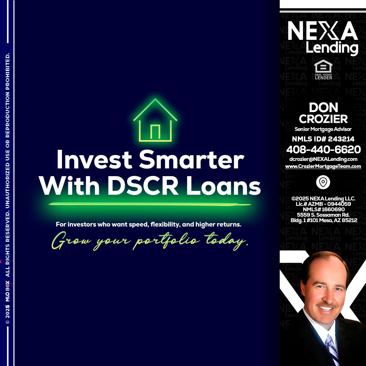 DSCR - Don Crozier -Senior Mortgage Advisor