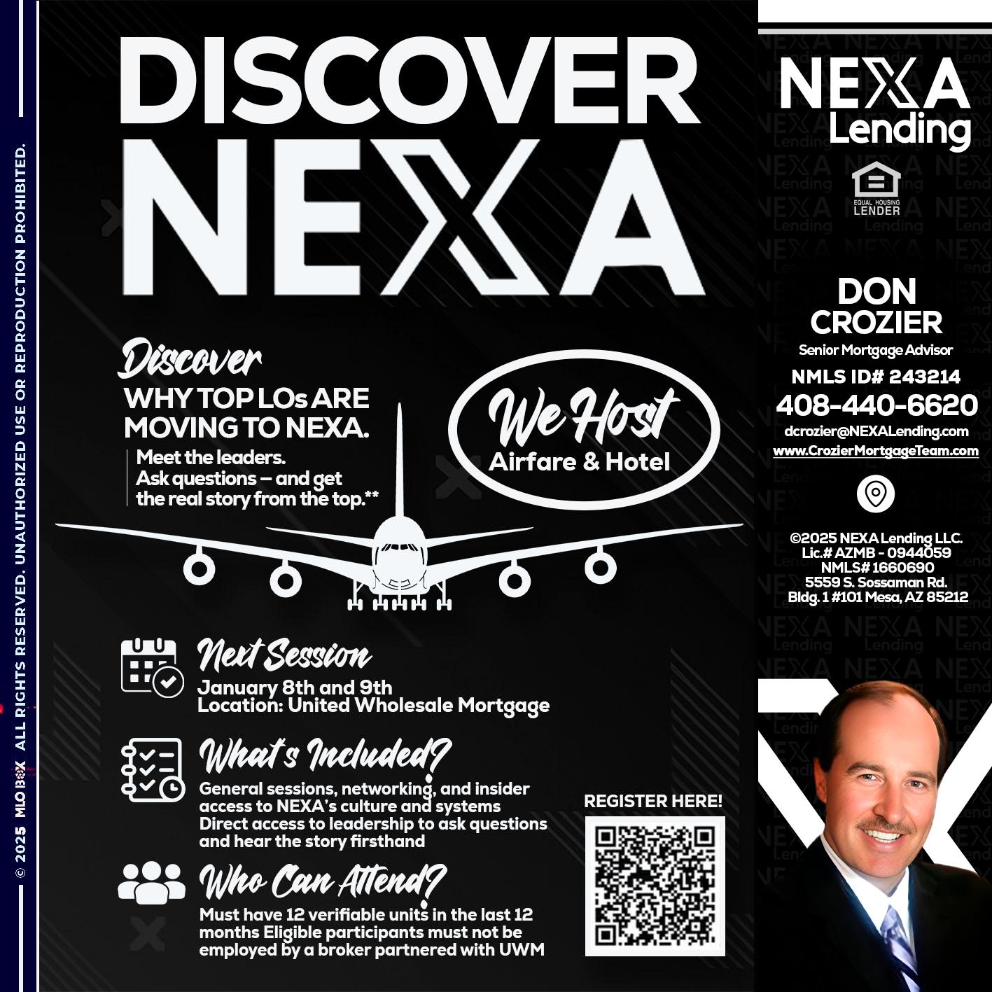 DISCOVER NEXA - Don Crozier -Senior Mortgage Advisor