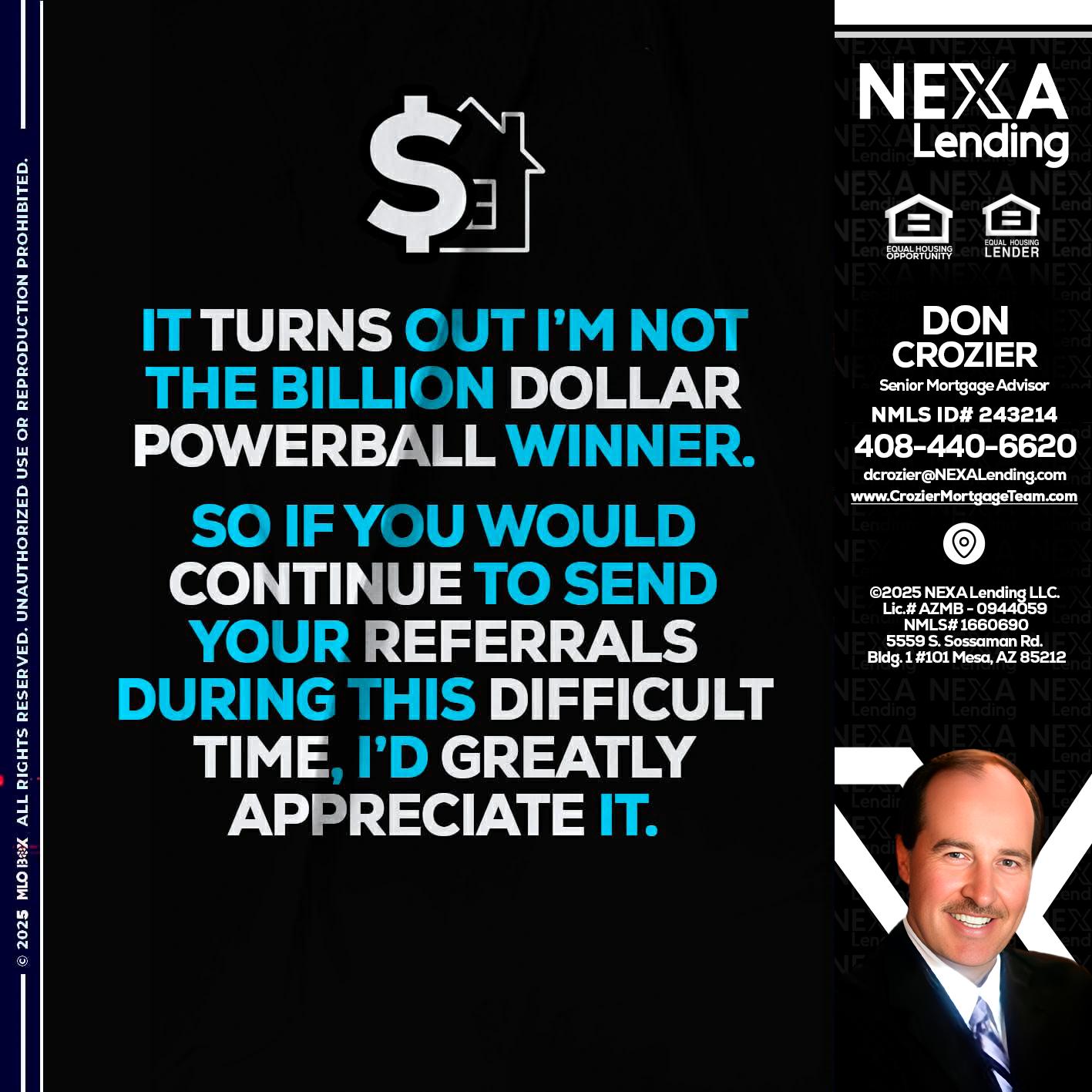 IT TURNS - Don Crozier -Senior Mortgage Advisor