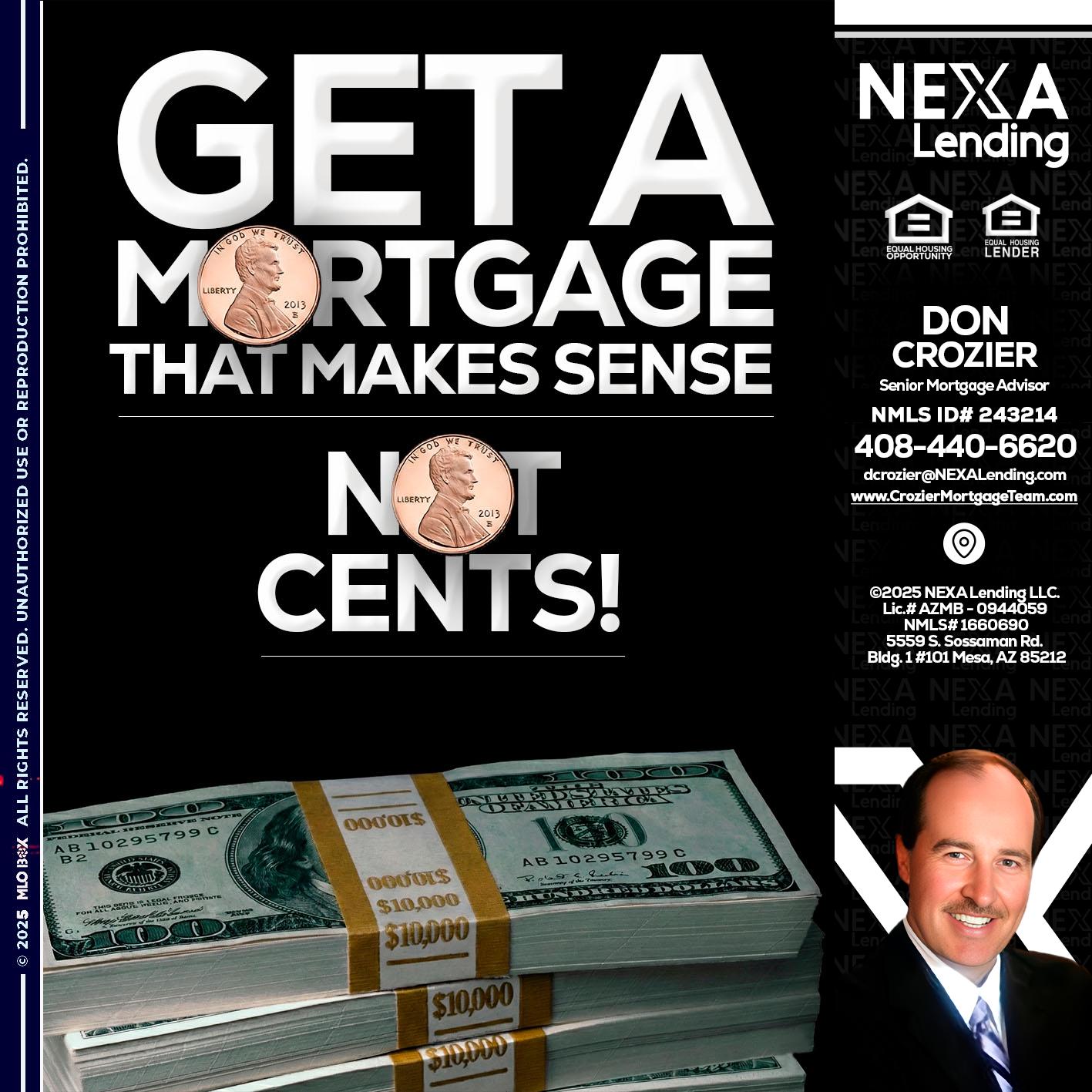 get a mortgage - Don Crozier -Senior Mortgage Advisor