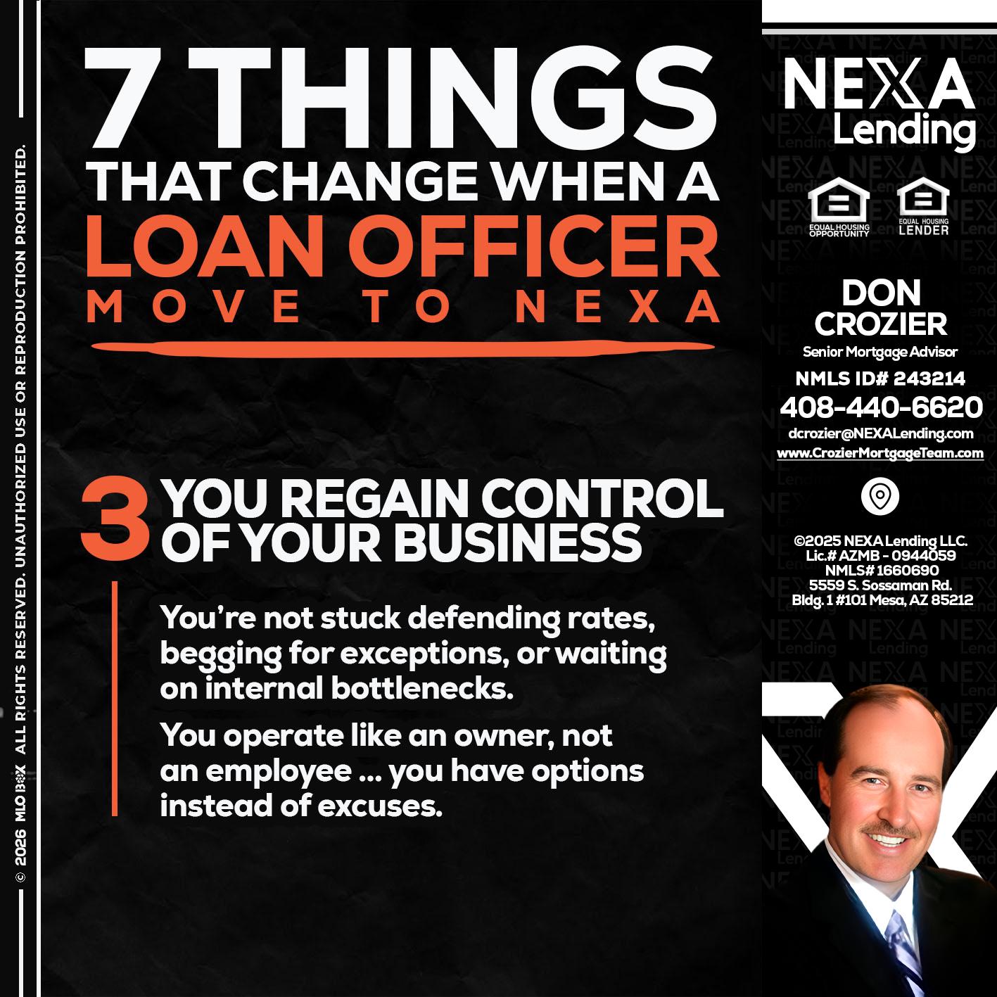 7 things (3) - Don Crozier -Senior Mortgage Advisor