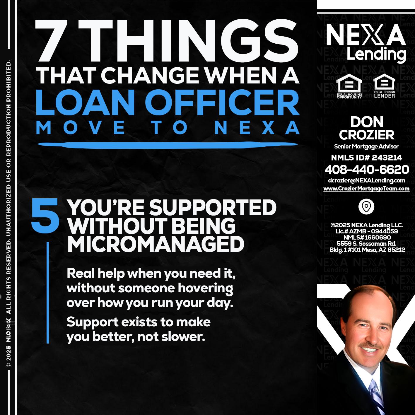 7 THINGS (5) - Don Crozier -Senior Mortgage Advisor