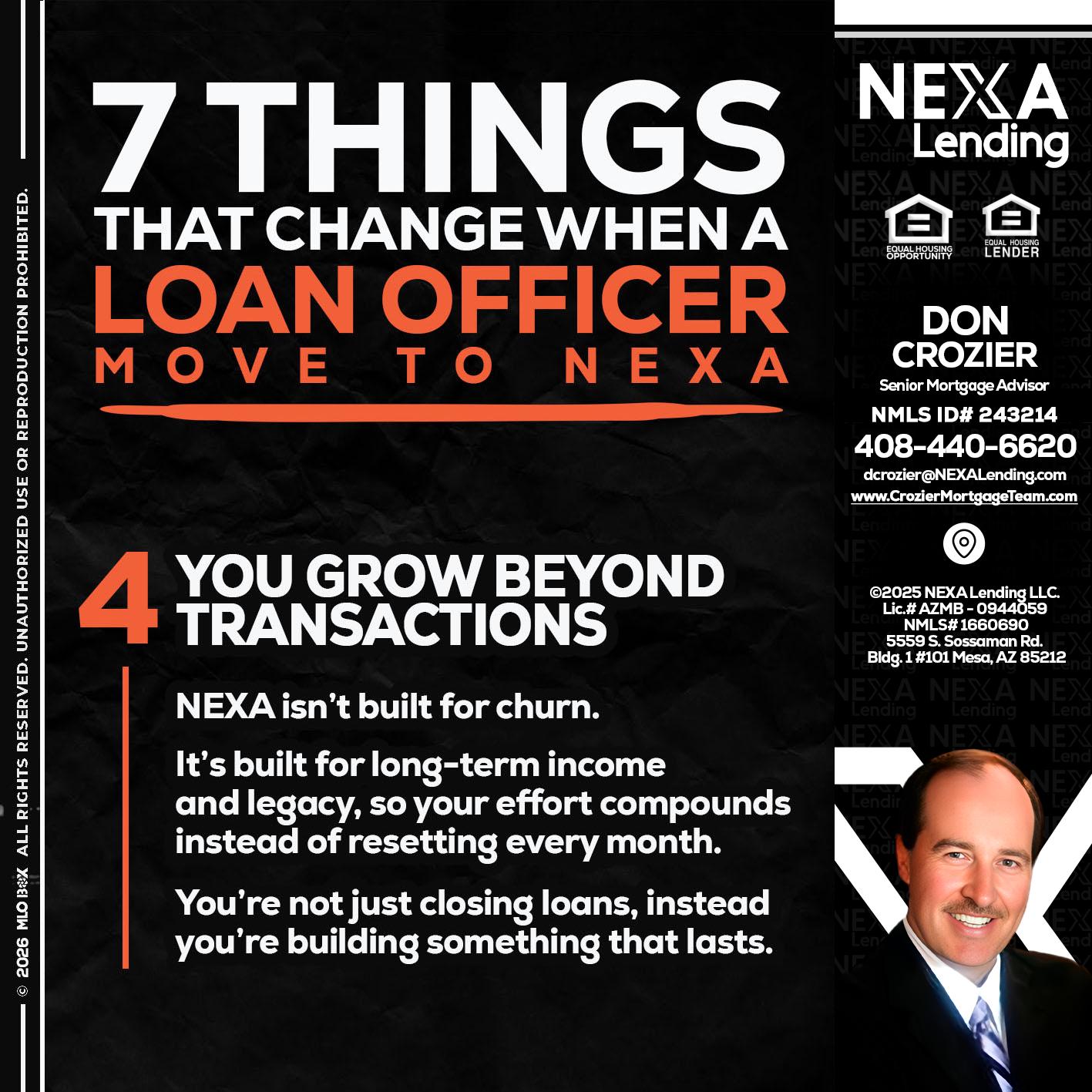 7 THINGS (4) - Don Crozier -Senior Mortgage Advisor