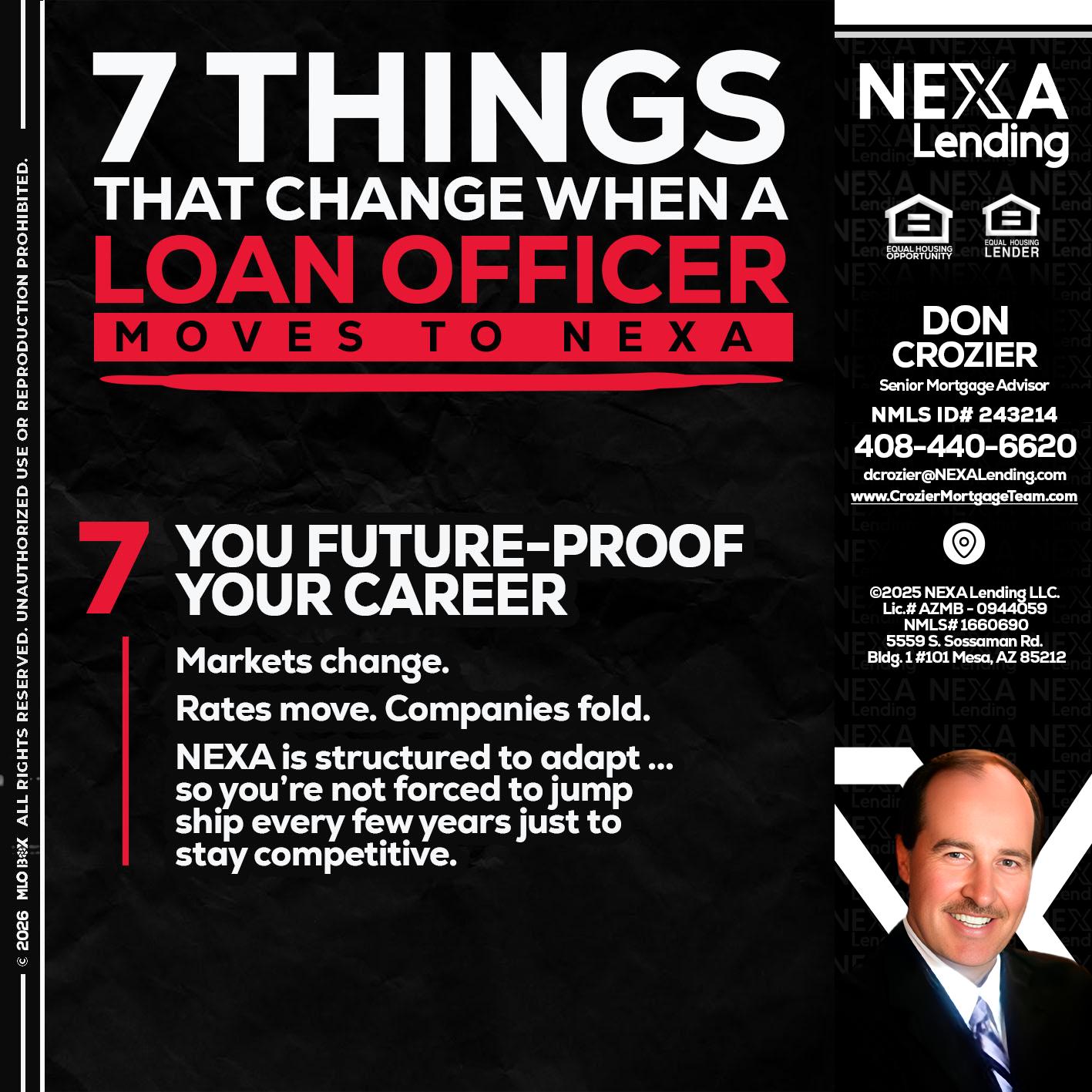 7 THINGS (7) - Don Crozier -Senior Mortgage Advisor
