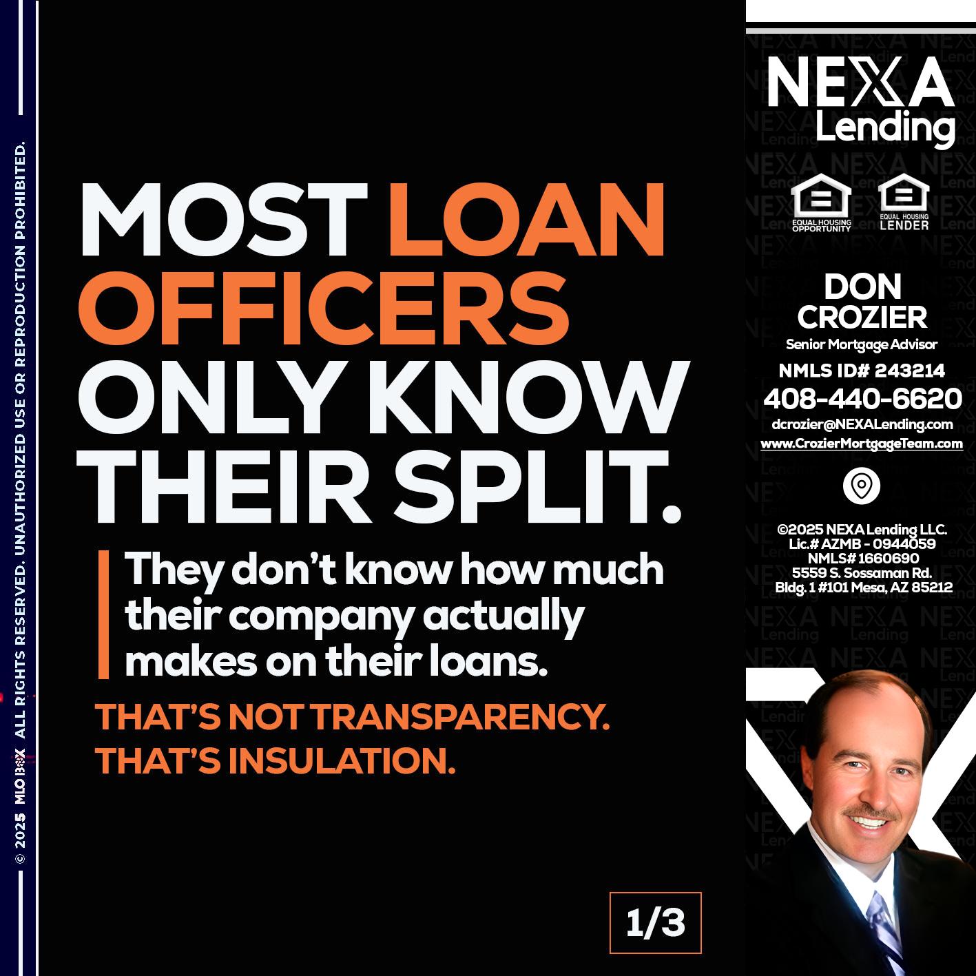 1 OF 3 - Don Crozier -Senior Mortgage Advisor