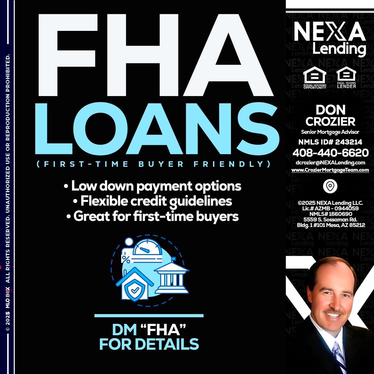 FHA LOANS - Don Crozier -Senior Mortgage Advisor