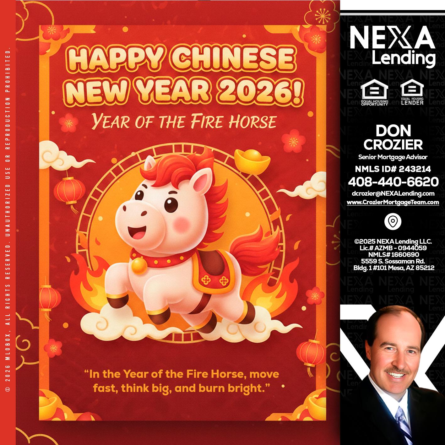 happy Chinese new year - Don Crozier -Senior Mortgage Advisor