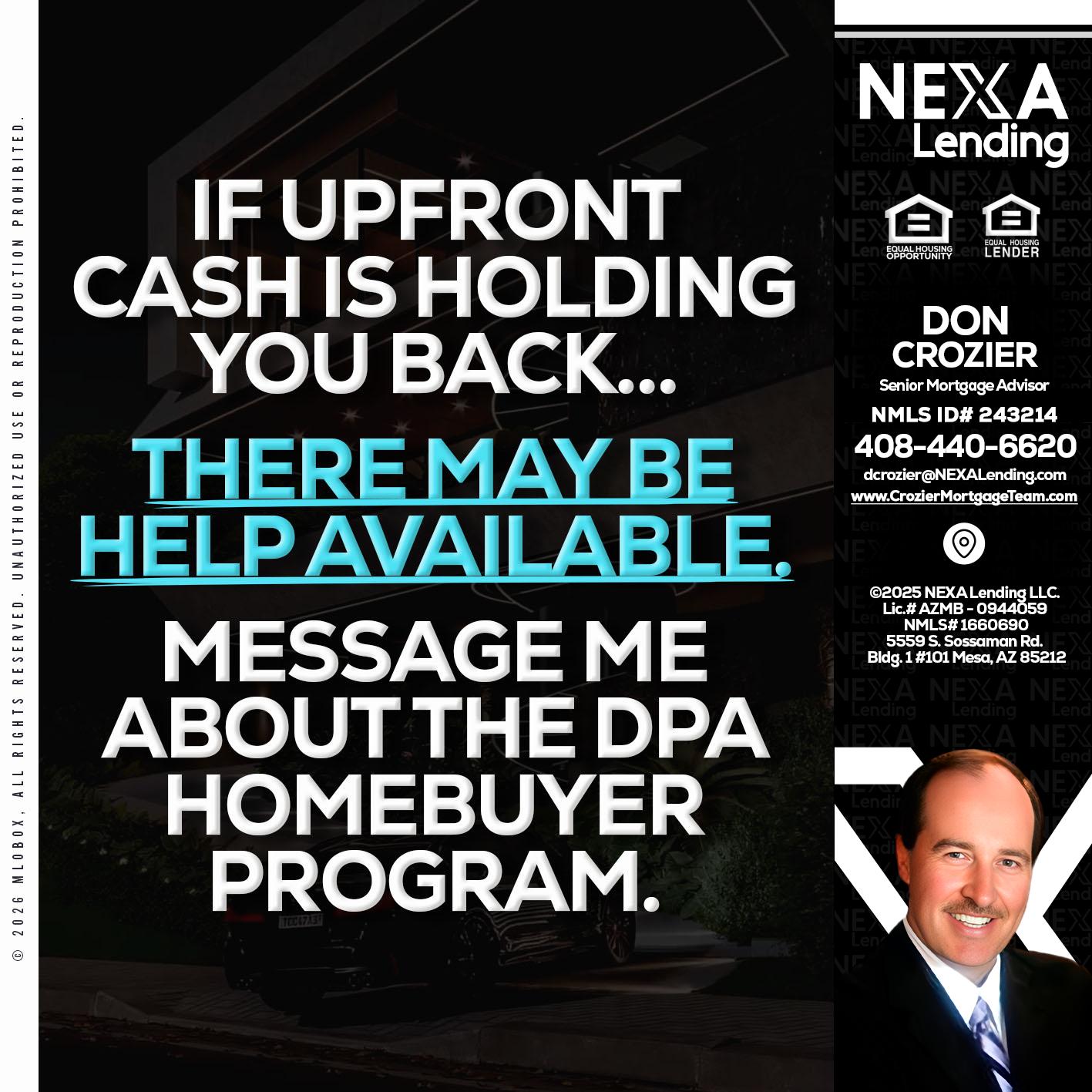 IF UPFRONT - Don Crozier -Senior Mortgage Advisor