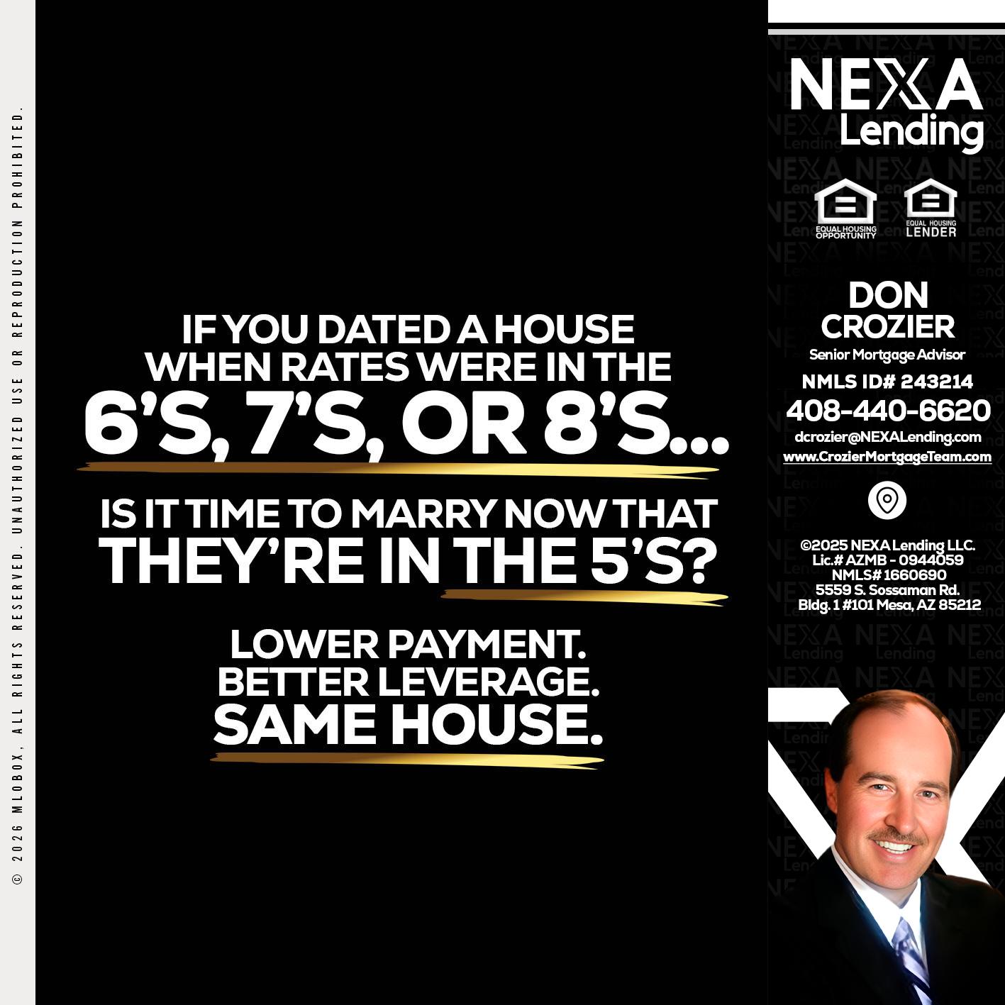 if you dated a house - Don Crozier -Senior Mortgage Advisor