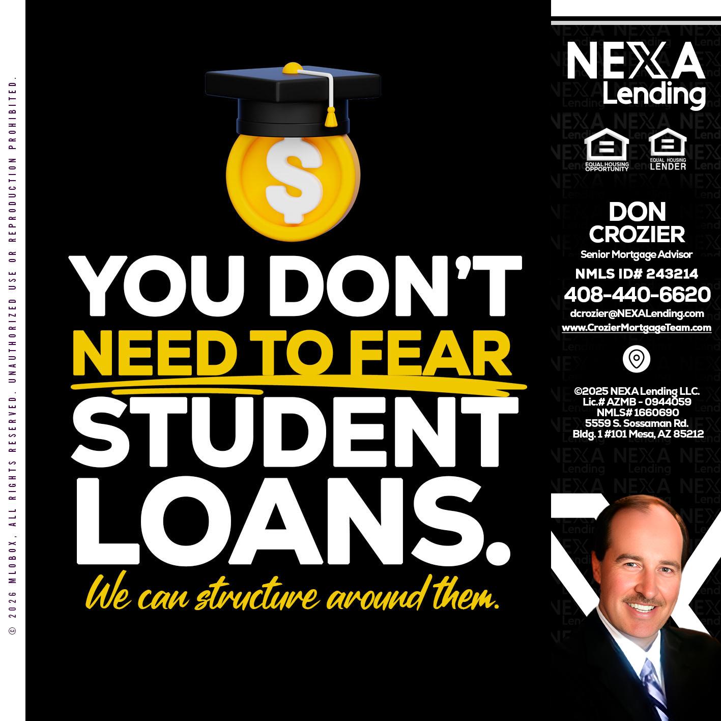 YOU DONT NEED - Don Crozier -Senior Mortgage Advisor