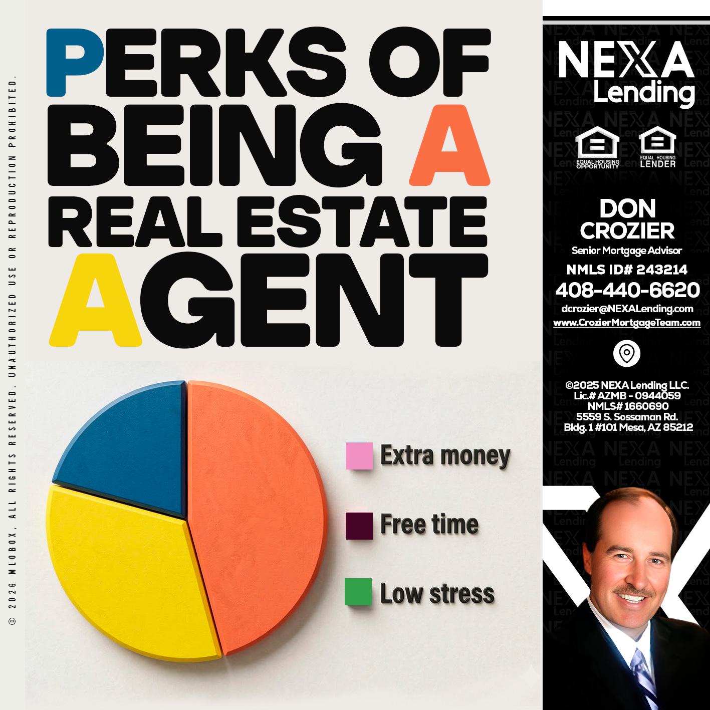 PERKS OF BEING - Don Crozier -Senior Mortgage Advisor