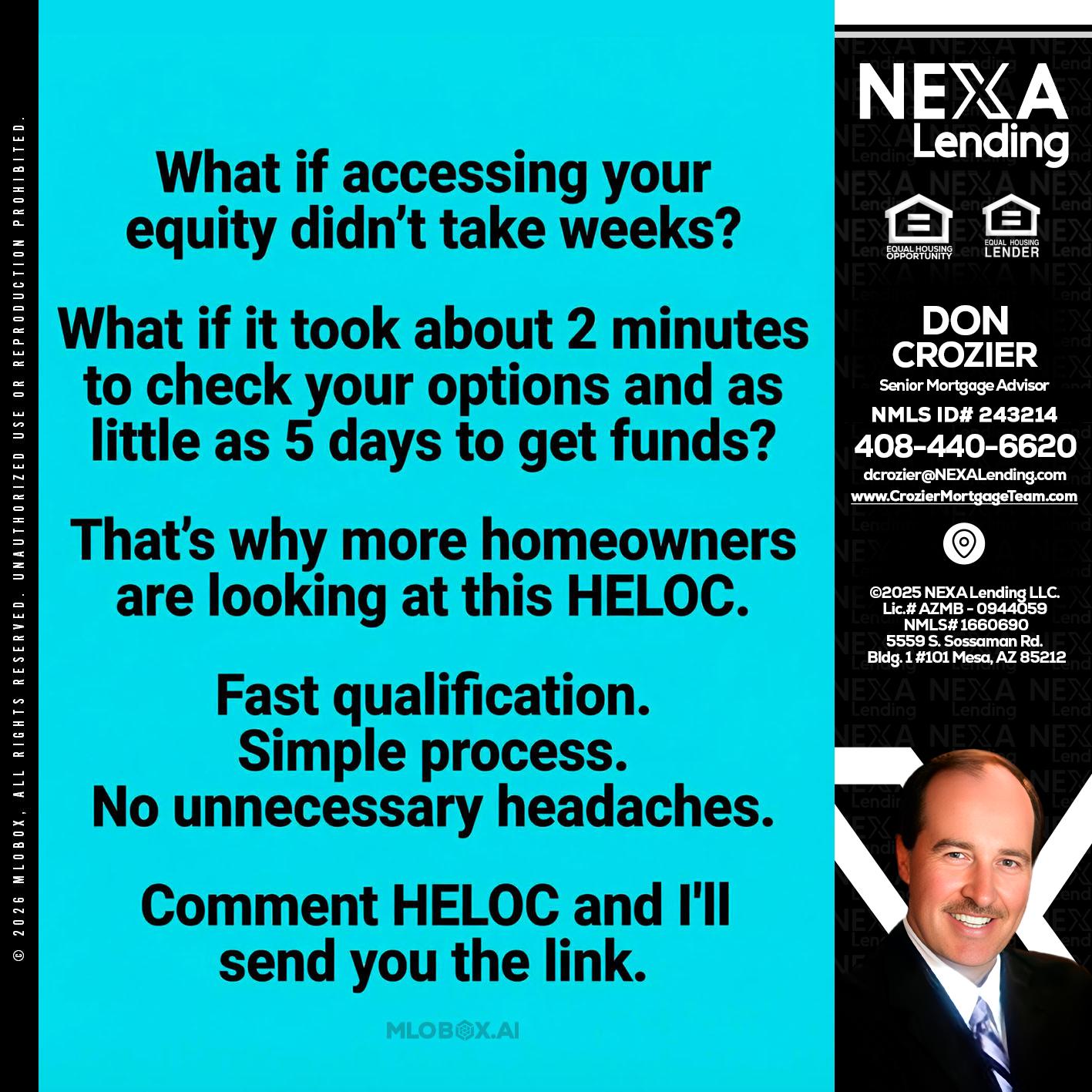 what if - Don Crozier -Senior Mortgage Advisor
