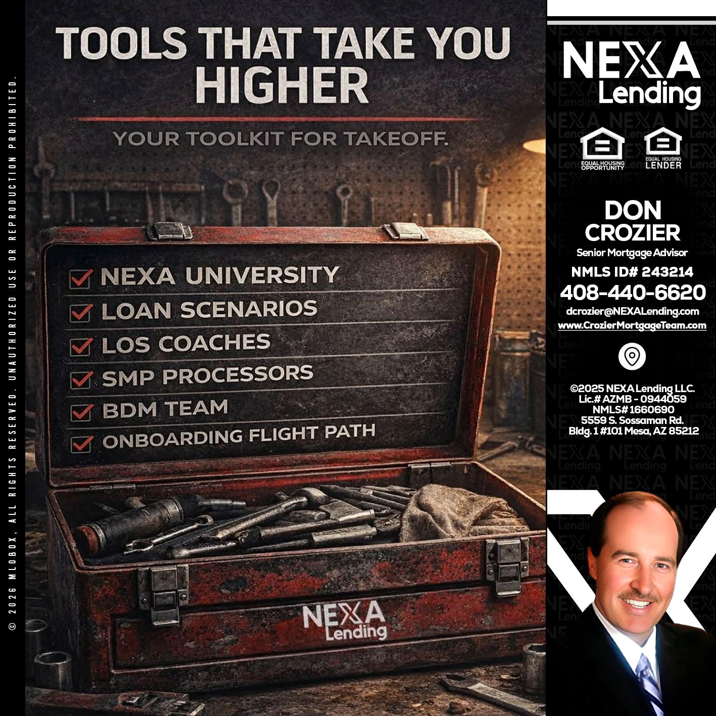 TOOLS THAT - Don Crozier -Senior Mortgage Advisor