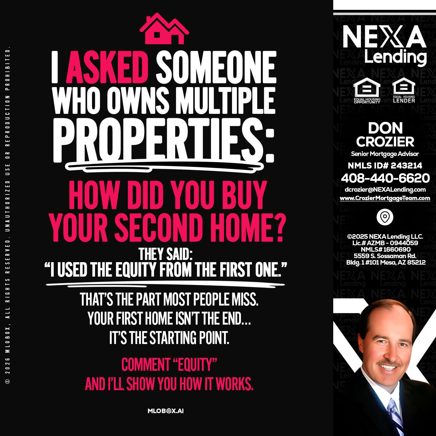 I ASKED SOMEONE - Don Crozier -Senior Mortgage Advisor