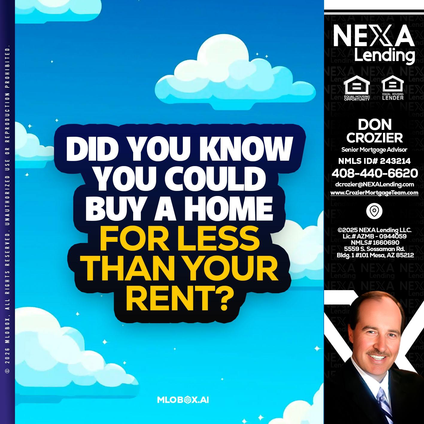 DID YOU KNOW - Don Crozier -Senior Mortgage Advisor