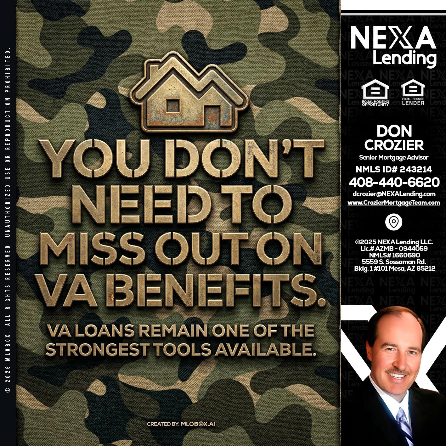 you don't need - Don Crozier -Senior Mortgage Advisor