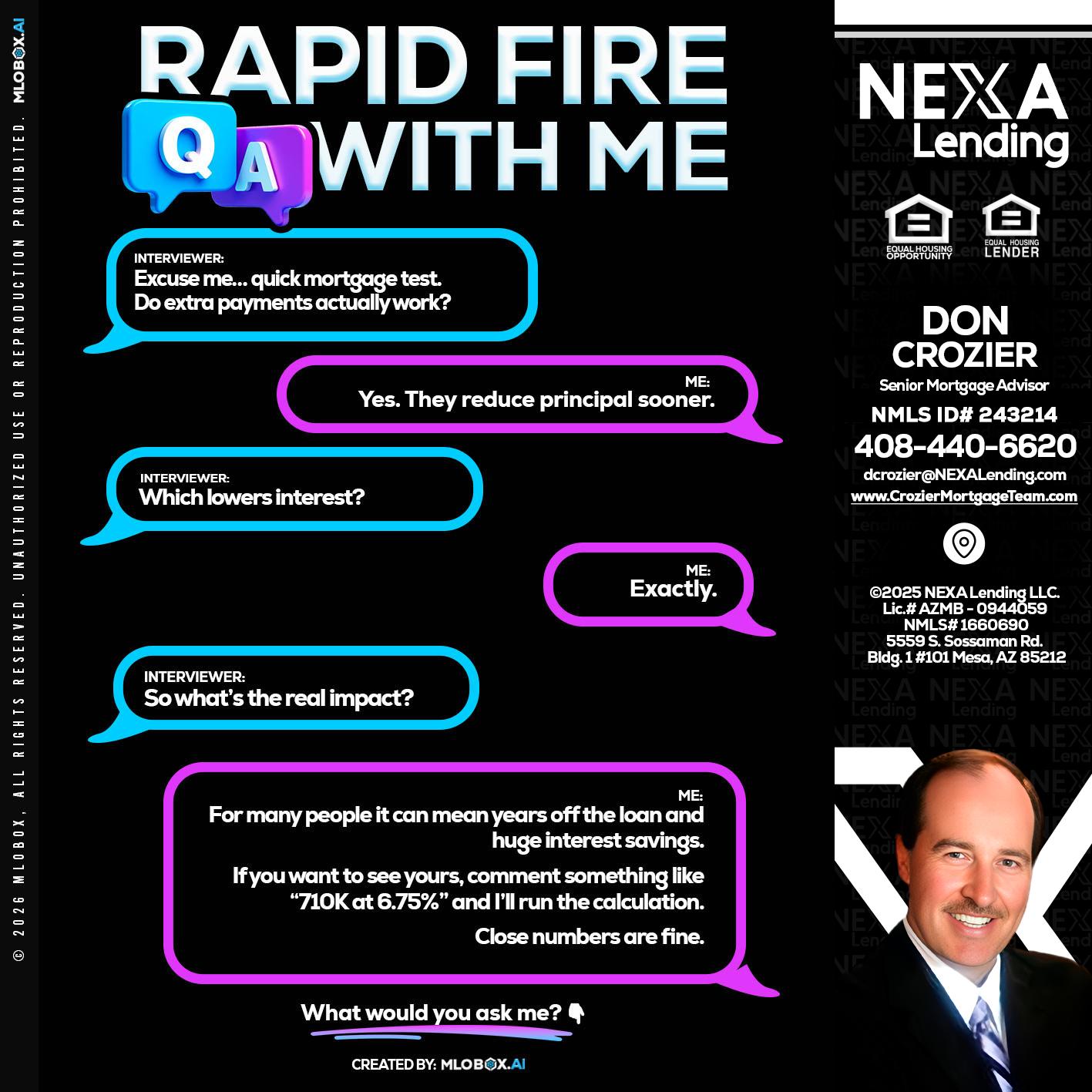 RAPID QA - Don Crozier -Senior Mortgage Advisor