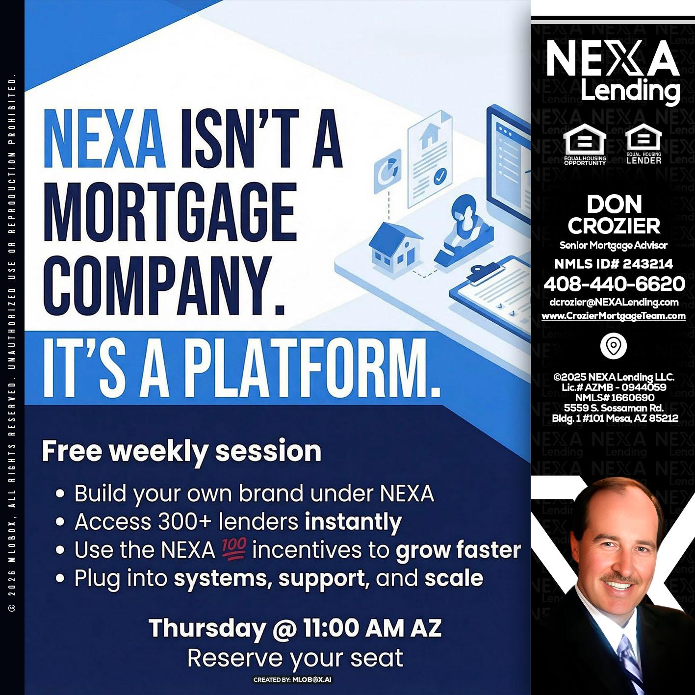 NEXA ISNT - Don Crozier -Senior Mortgage Advisor