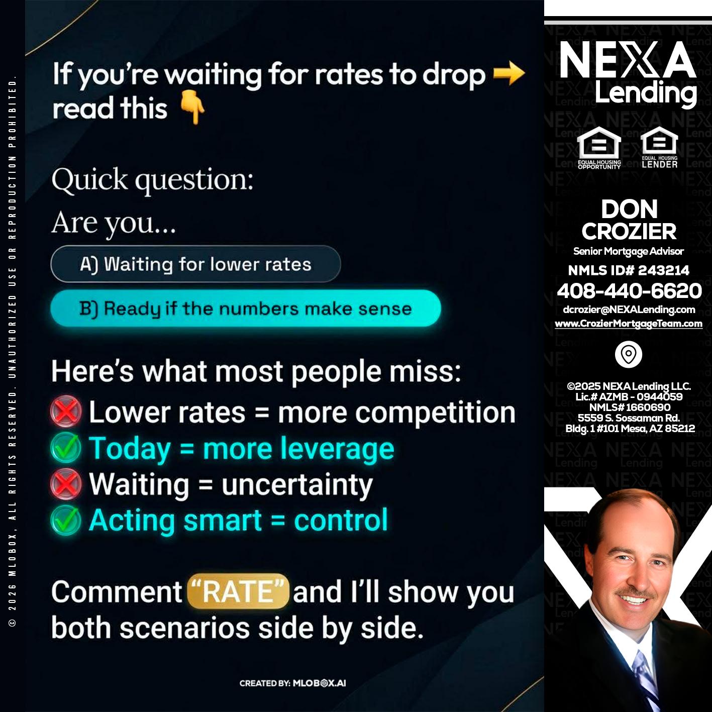 IF YOU ARE - Don Crozier -Senior Mortgage Advisor