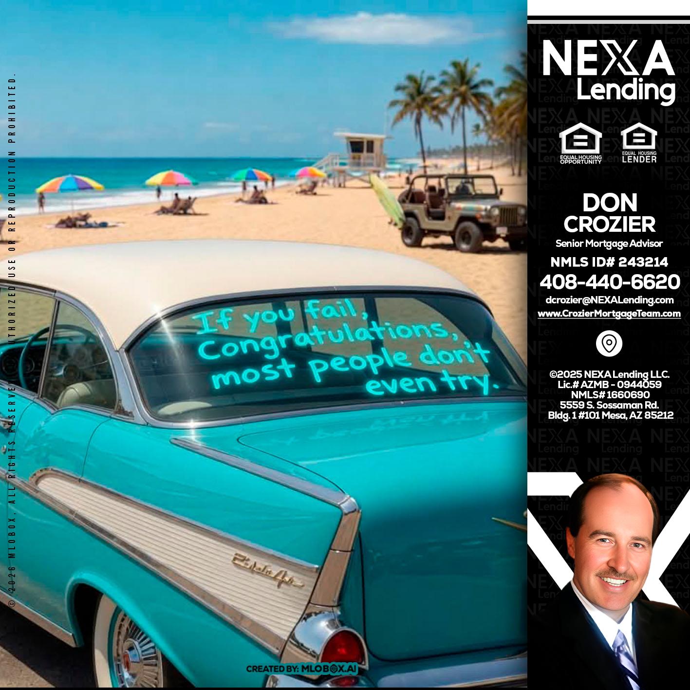if you - Don Crozier -Senior Mortgage Advisor