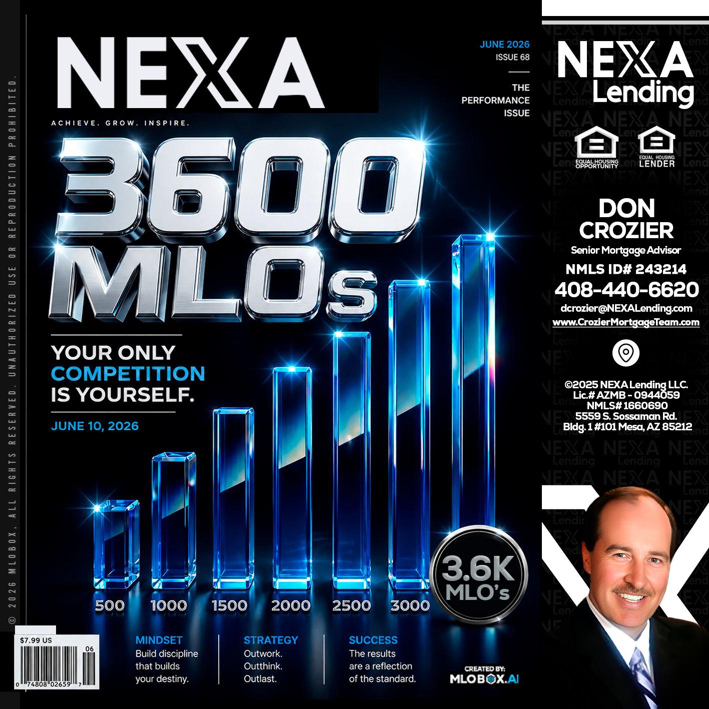 3600 MLOs - Don Crozier -Senior Mortgage Advisor