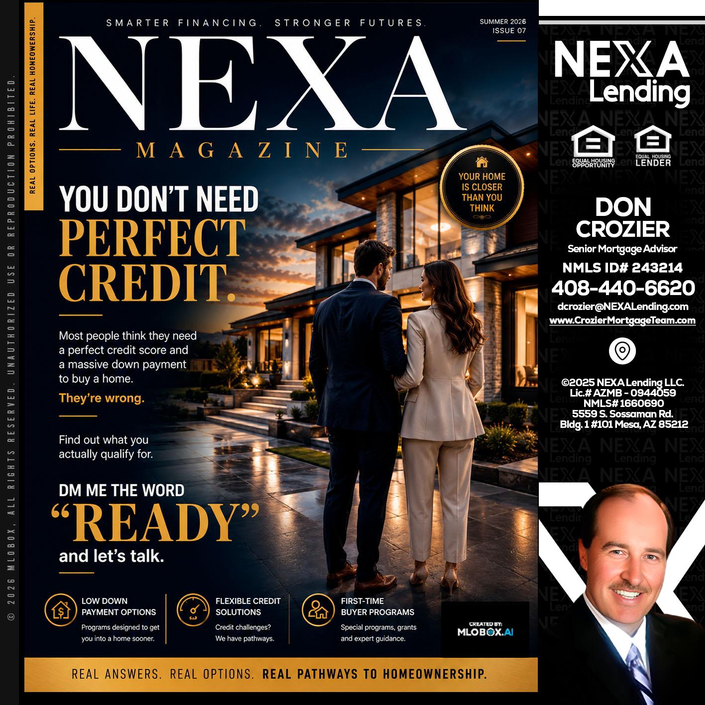 NEXA MAGAZINE - Don Crozier -Senior Mortgage Advisor
