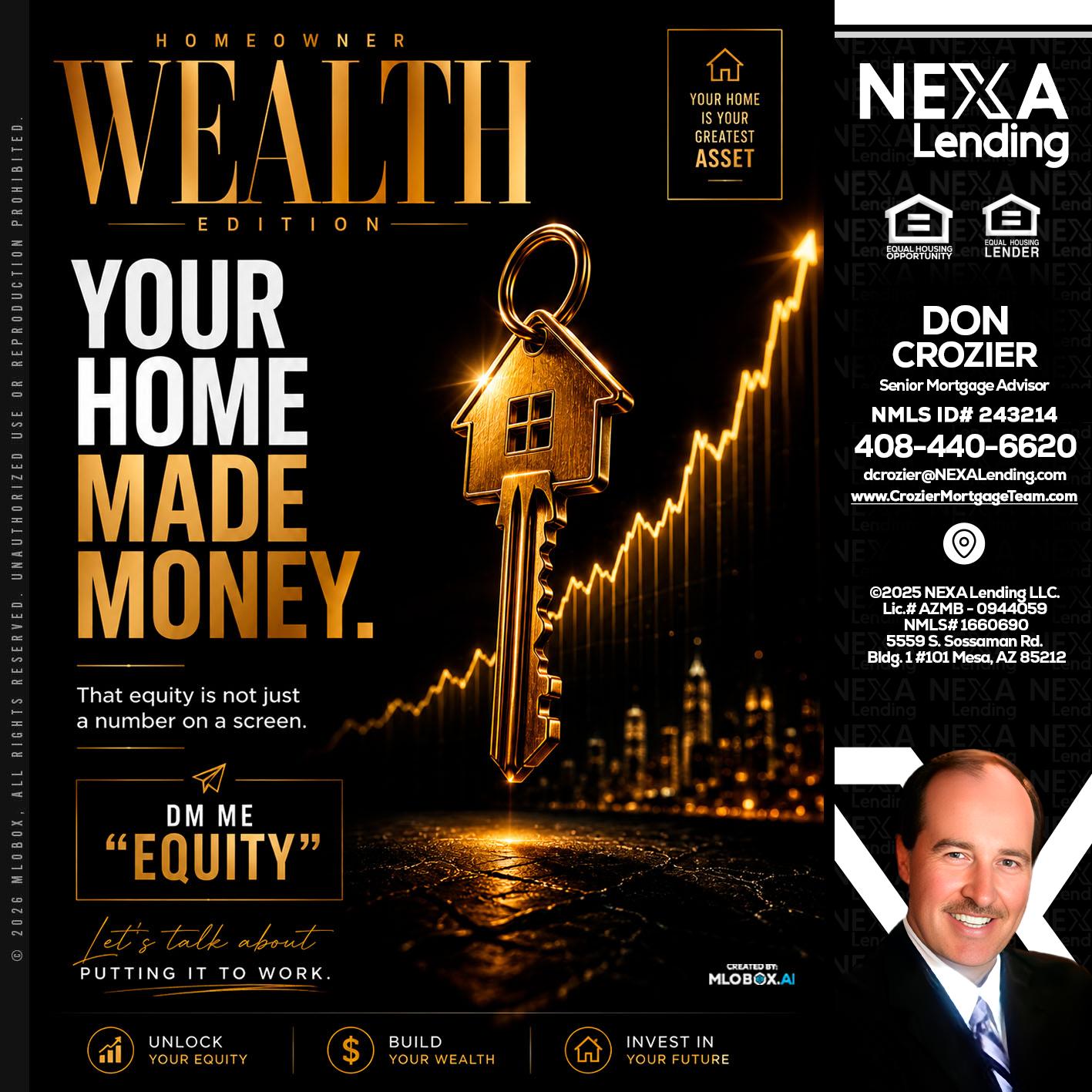 YOUR HOME MADE - Don Crozier -Senior Mortgage Advisor