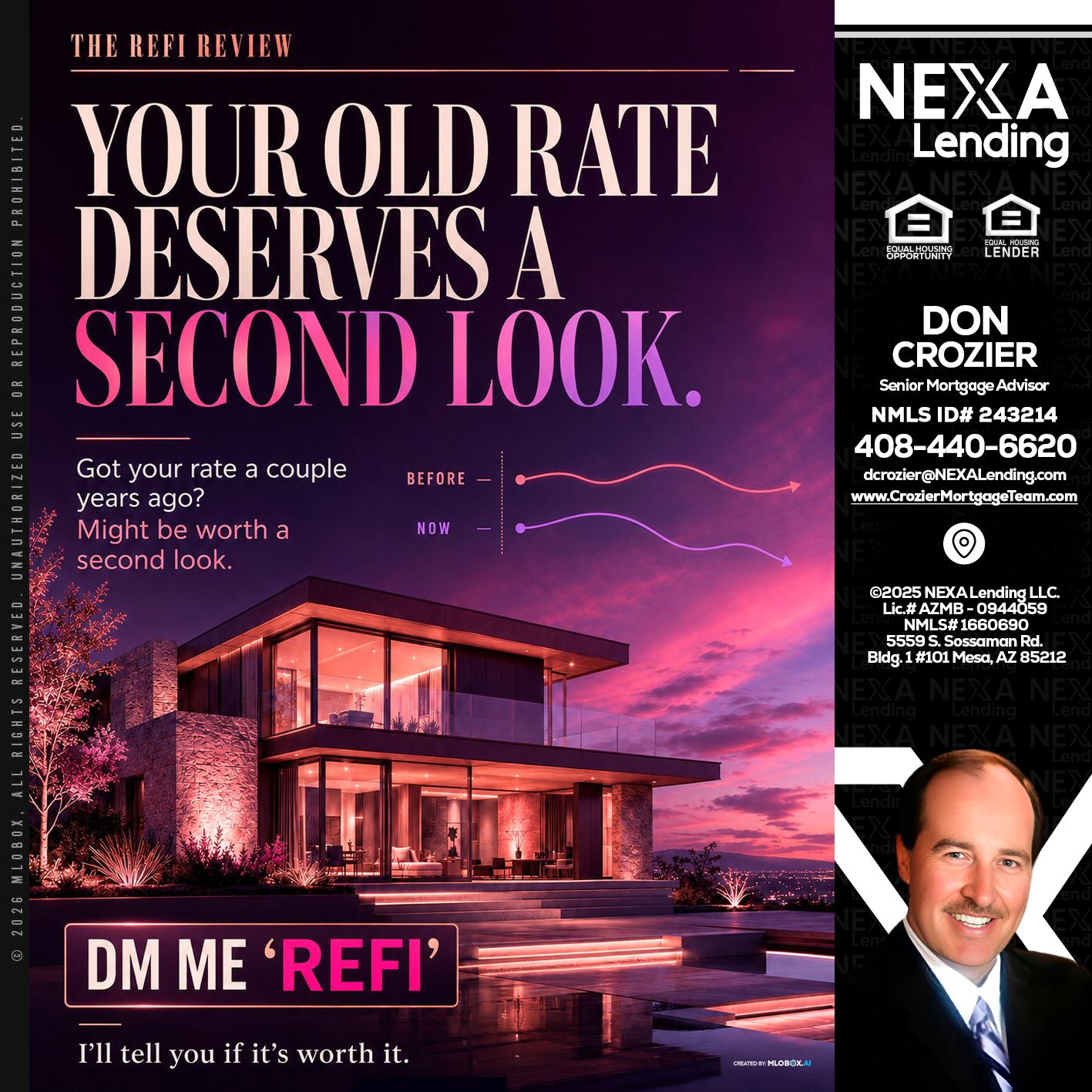 YOUR OLD - Don Crozier -Senior Mortgage Advisor
